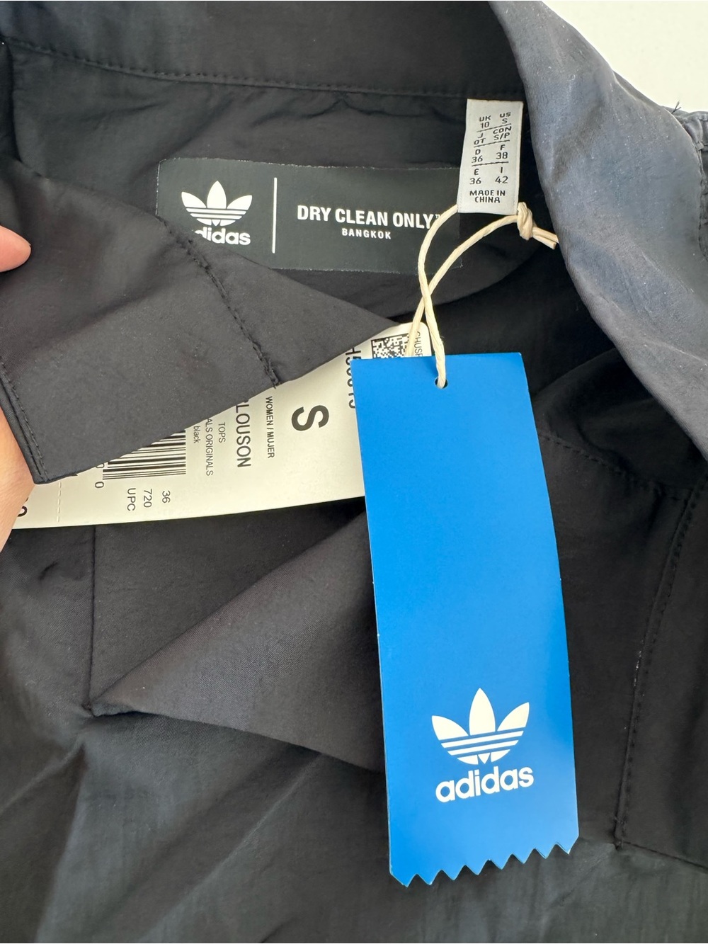 Nwt Adidas x dry clean only blouson top sz S - Picture 7 of 8
